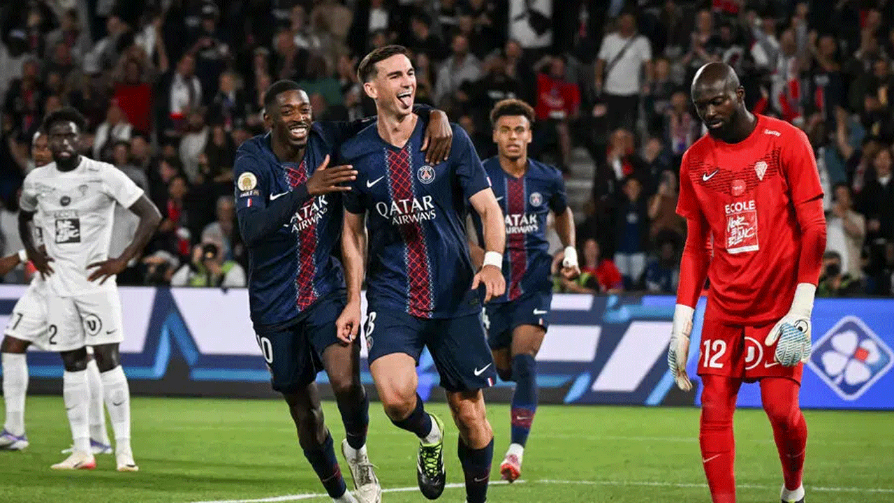 PSG ganó por la mínima al Brest y quedó a un paso de conquistar la Ligue 1