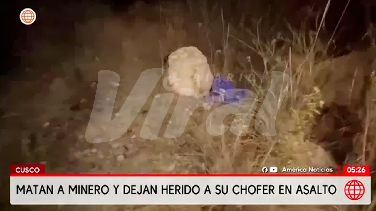 Asesinan a minero en asalto armado en la Interoceánica en Cusco