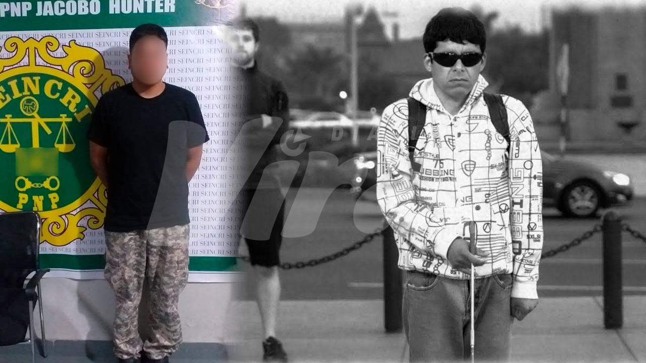 Detienen a sujeto que golpeó brutalmente a varón con discapacidad visual para robarle celular en Hunter