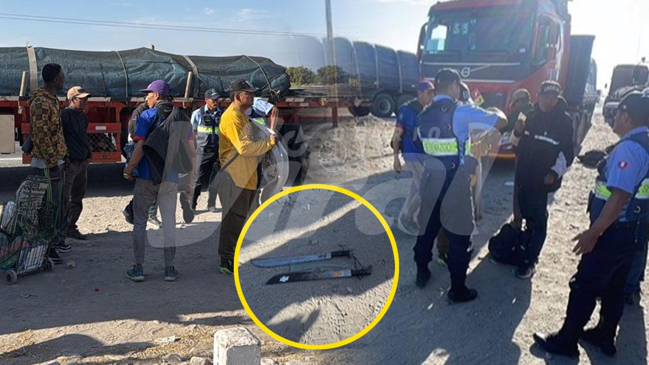 Pelea con machetes entre extranjeros deja un herido