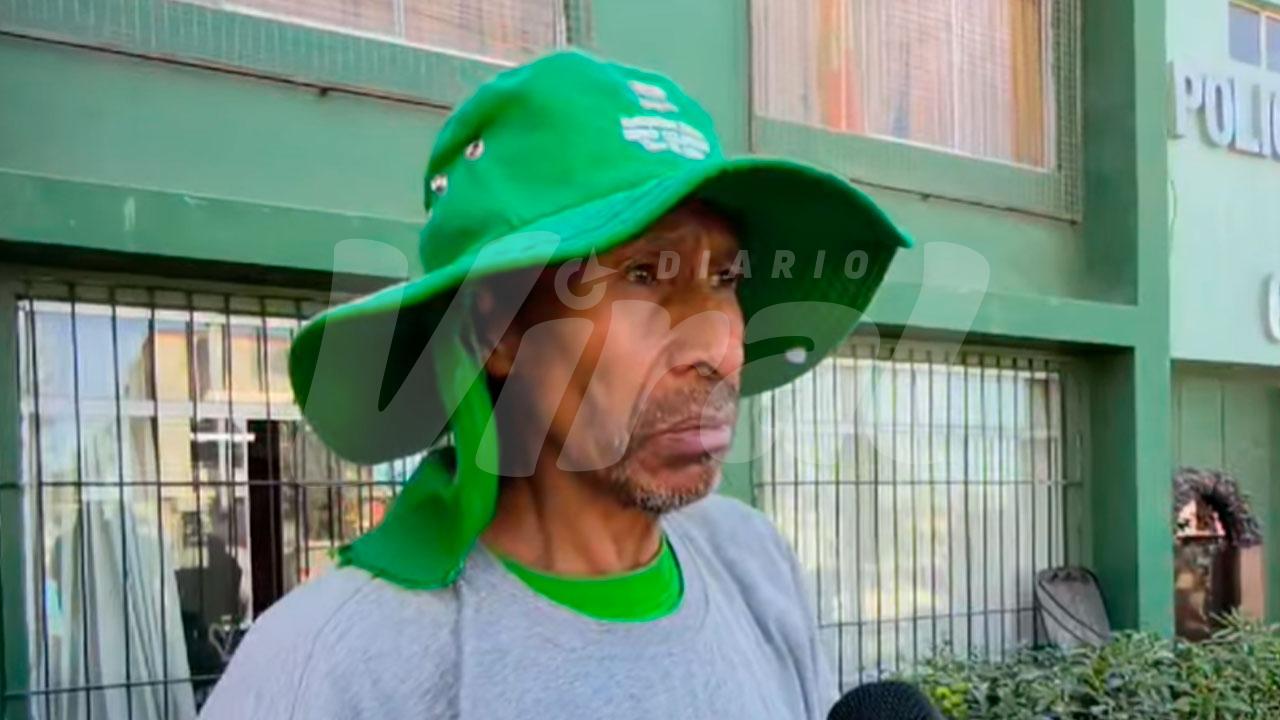 Trabajador denuncia que minimizaron accidente tras caer de volquete municipal